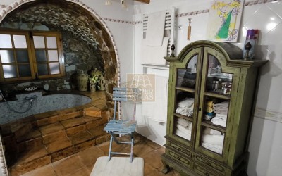 Preciosa y tradicional casa de pueblo en altea con vistas al mar.